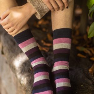 Pride Stripes Cotton Crew Socks