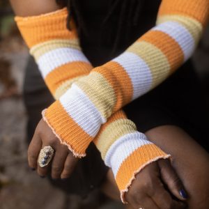 Candy Corn Stripes Warmers