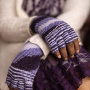 Space Dyed Fingerless Gloves