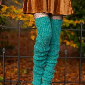 Super-Long Ribbed Leg Warmers