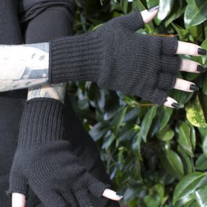 Knit Fingerless Gloves
